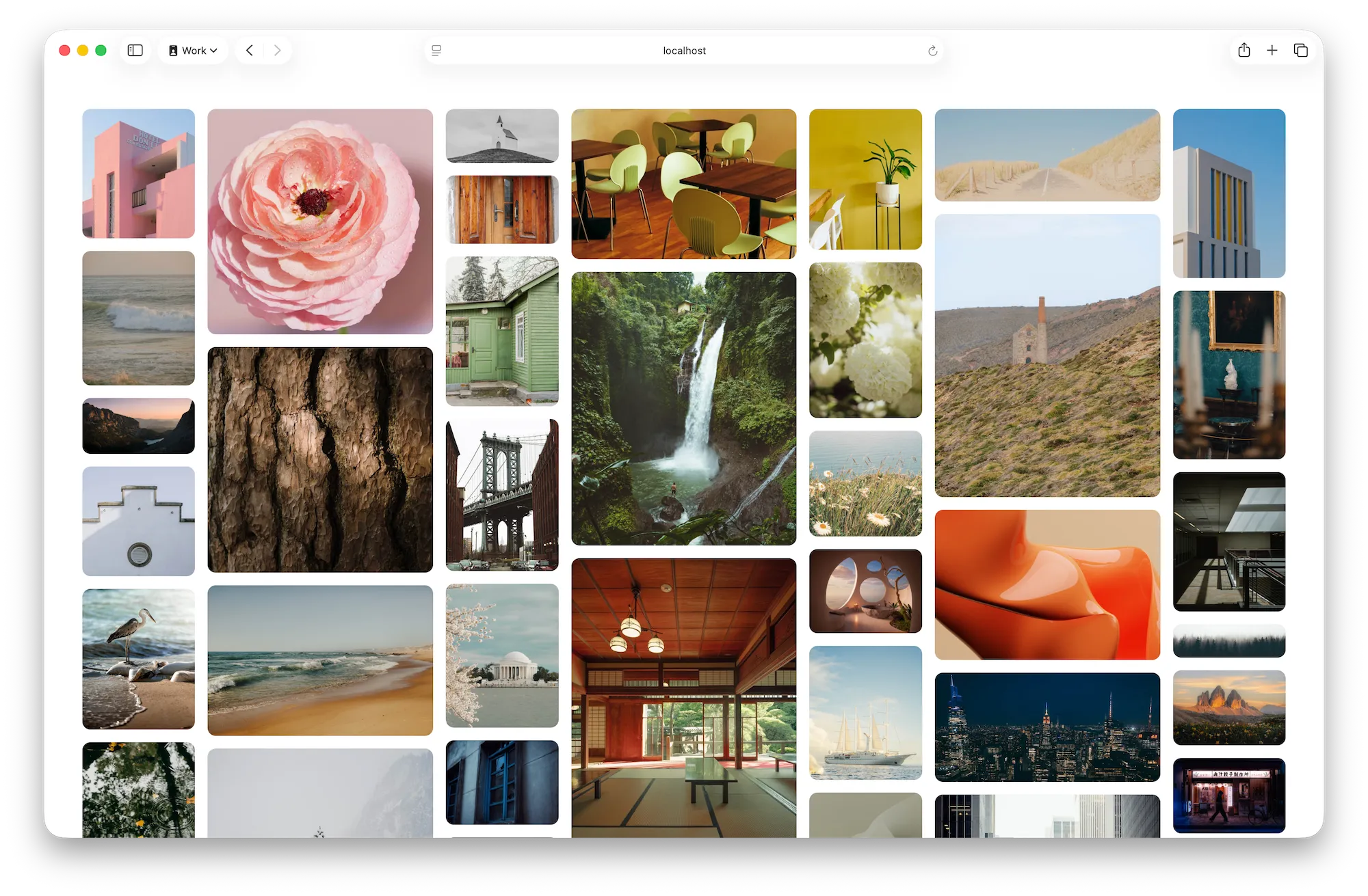 照片演示布局，其中第 1、3、5、7 列较窄，而第 2、4、6 列宽度是其两倍。